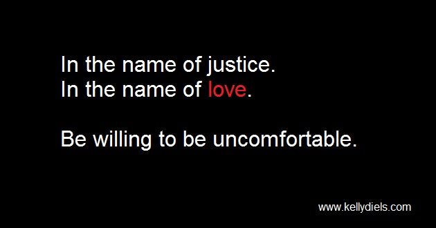 be willing to be uncomfortABLE