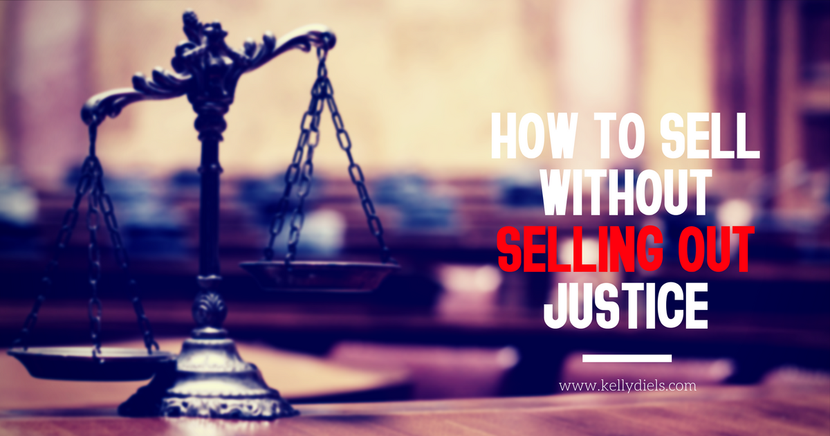 Don't selll out justice