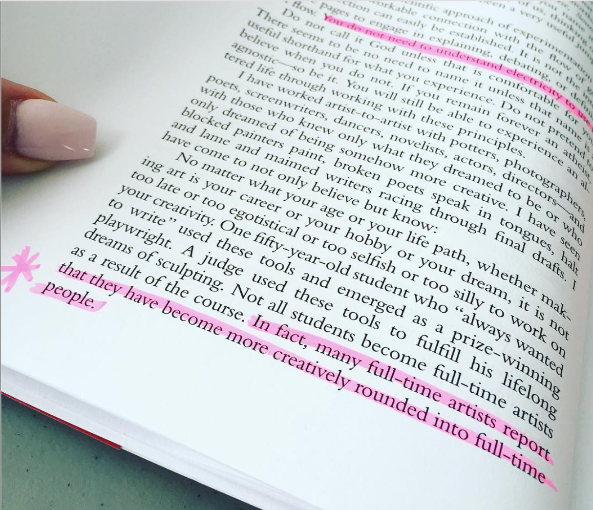 The ARtist's Way by Julia Cameron and becoming a full time human