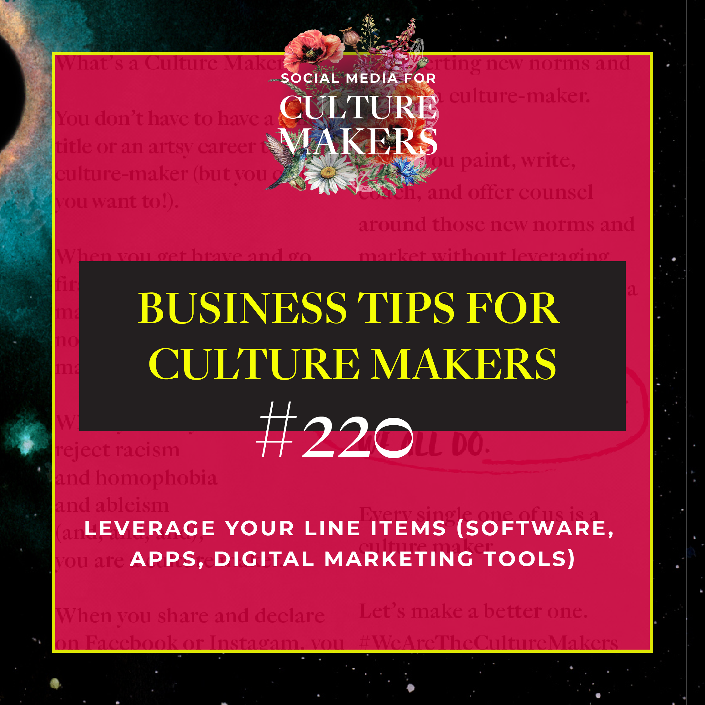 the tools and apps we use can be deliberate culture making choices