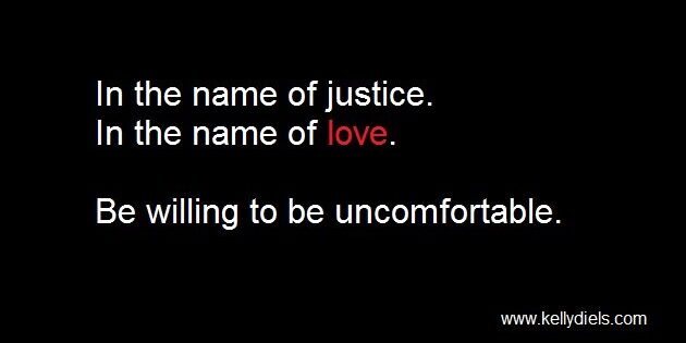 be willing to be uncomfortABLE