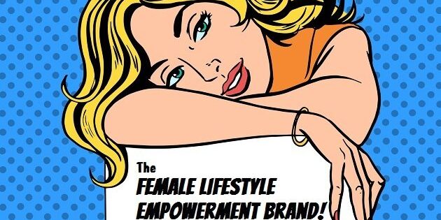 Pop art vintage comic. A woman with a poster and place for text. Girl in retro style. Advertising